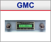 Custom Autosound GMC Classic Car Radio, Vintage Car Audio, Classic Car Stereos