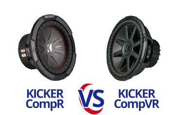 Kicker CompR vs. CompVR Subwoofer