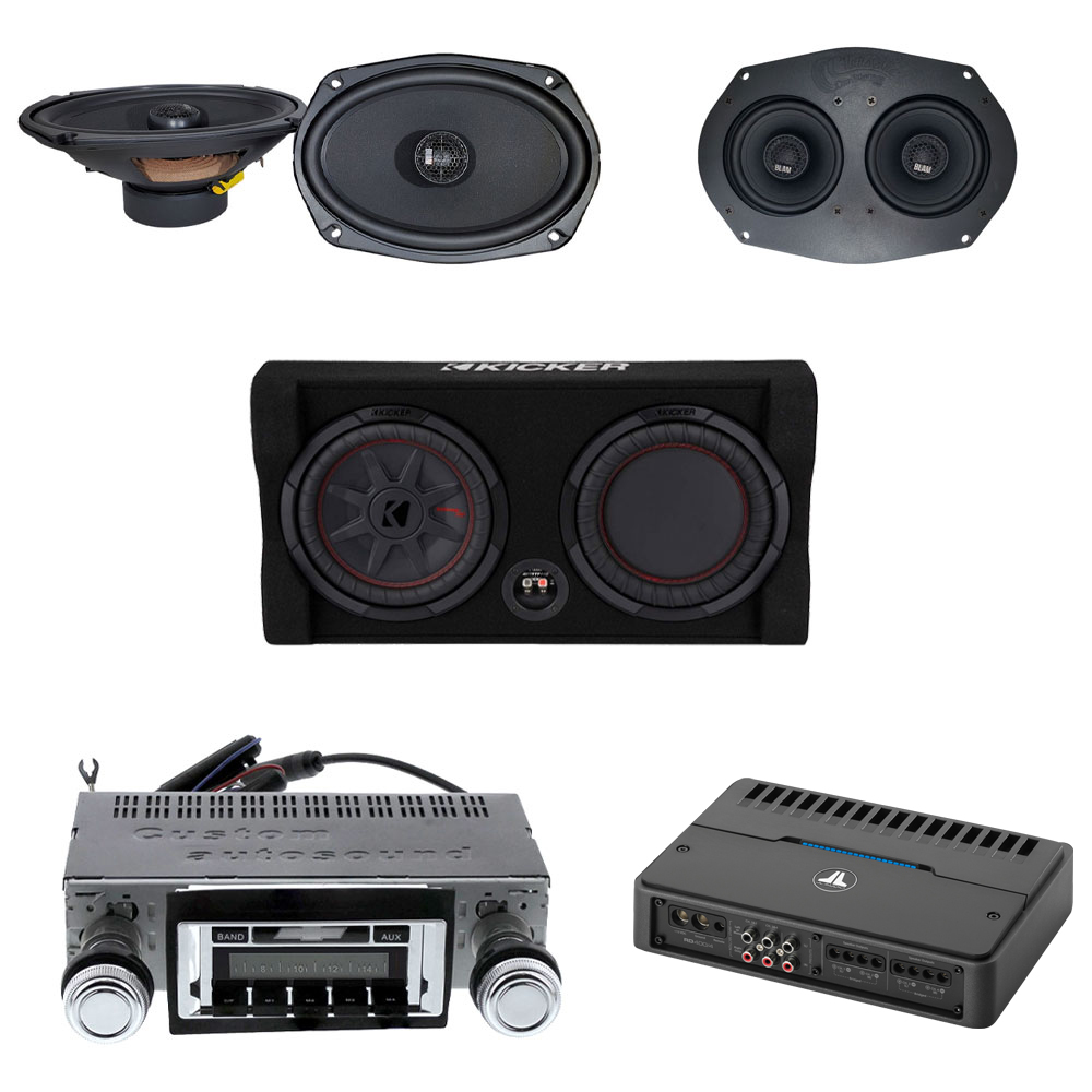 1970-1972 Monte Carlo BLAM Premium Stereo Kit: CAM-CMC-BLAMPSK