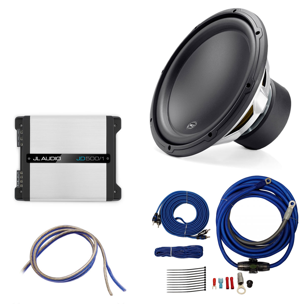 JL Audio 12W3v32 with JD500/1 500 WattD Subwoofer Kit 12W3v32JD5001