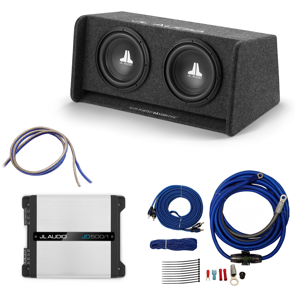 korrekt Materialisme Slange JL Audio 10" W0 CP210-W0v3 with JD500/1 500 Watt 10 Inch Subwoofer Kit:  CP210-W0v3-JD500-1