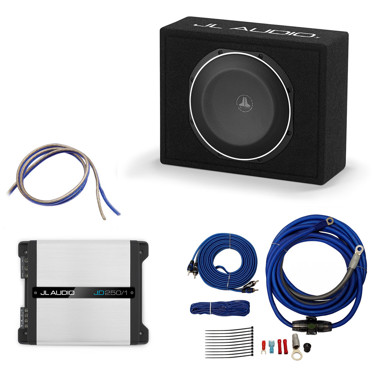 JL Audio 10" TW1 Loaded Enclosure Subwoofer Kit CS110LGTW12SK
