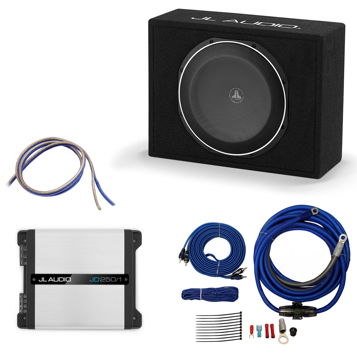 JL Audio TW1 CS112LG-TW1-2 and JD250/1 12 Inch Subwoofer Kit