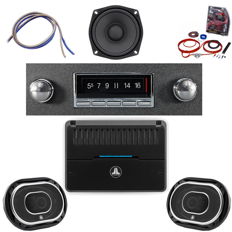 1968-1979 VW Bug JL Audio Stereo Kit: CAM-VWL-JLPSK