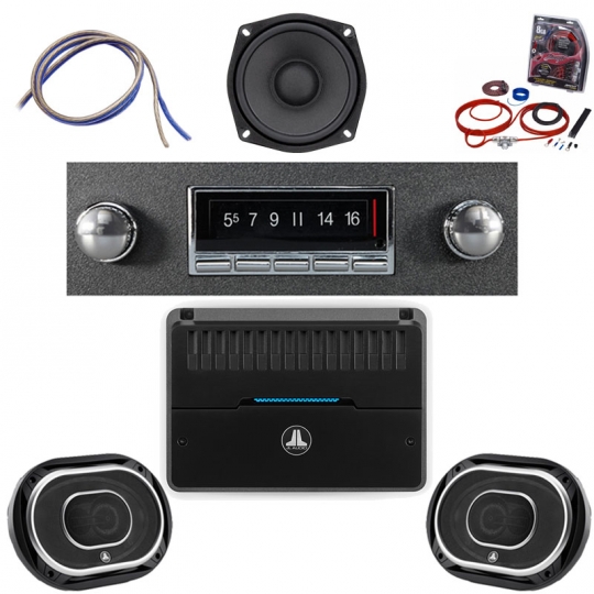 1968-1979 VW Bug JL Audio Stereo Kit: CAM-VWL-JLPSK