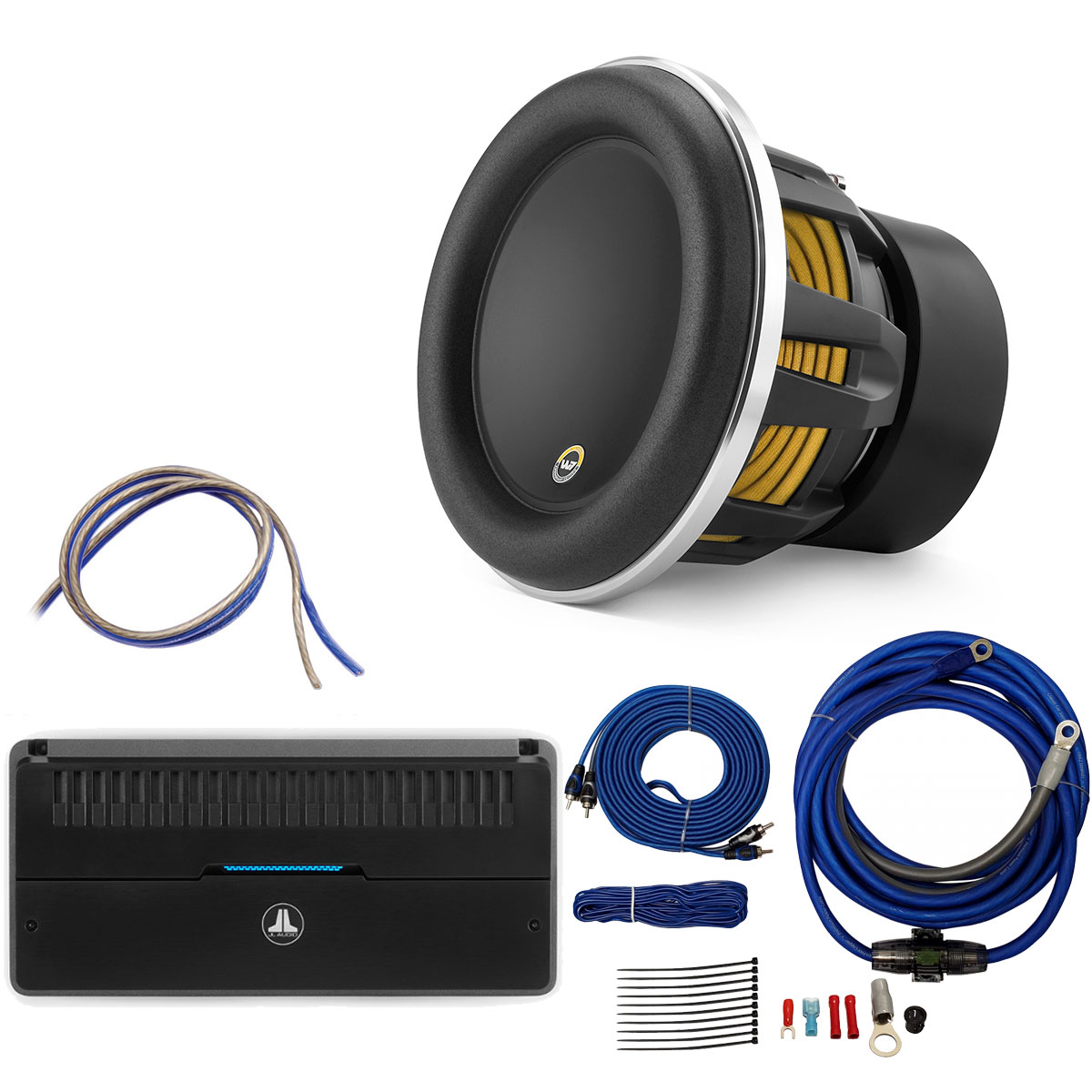 Jl Audio 10 W7 With Rd1000 1 10 Inch 1000 Watt Subwoofer Kit 10w7ae Rd