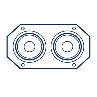 1977 Chevy Truck Dash Speaker