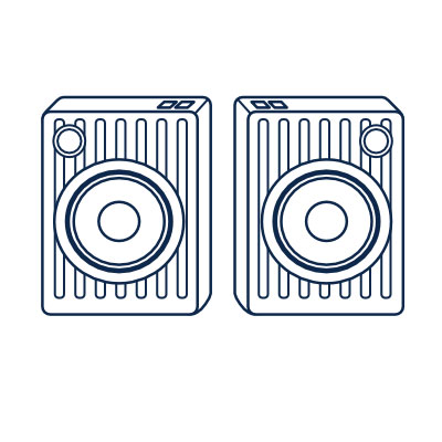 1977 Chevy Truck Under Seat Speakers