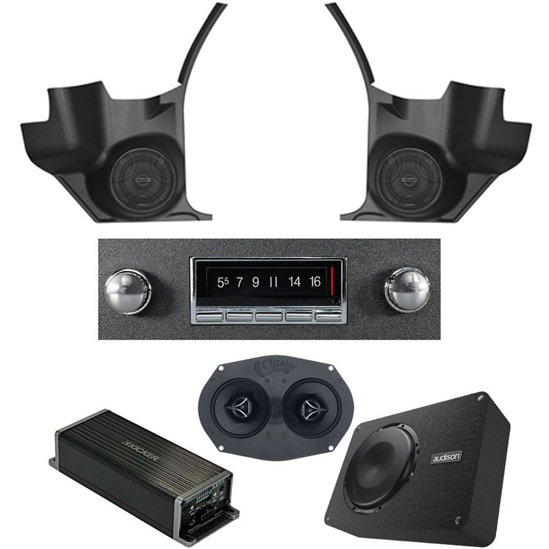 Hertz Cento 19701972 El Camino Premium Stereo Kit CAMELC92ECXPSK