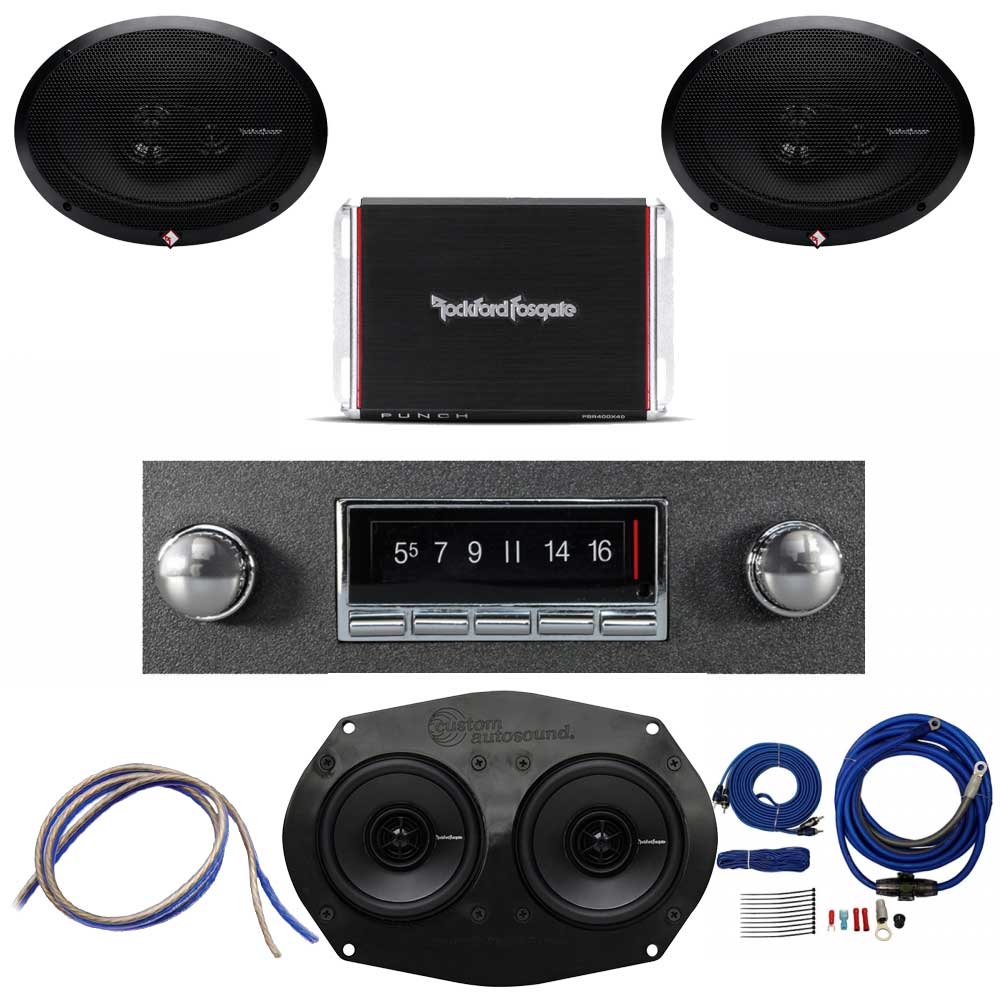 1966-1967 Chevelle Rockford Fosgate Premium Stereo Kit