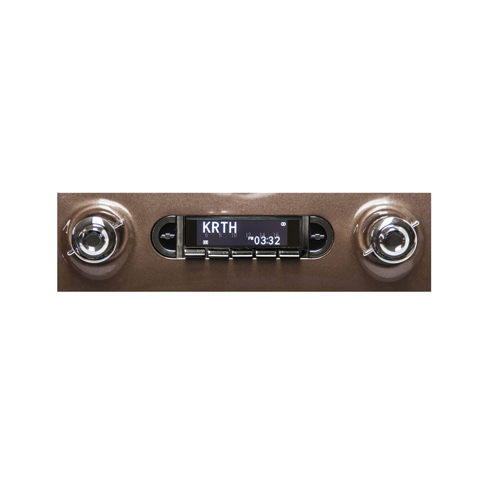 RetroSound Bluetooth AM/FM Stereo Radio For 1955-59 Chevy Truck - Fits Apache, GMC Pickup