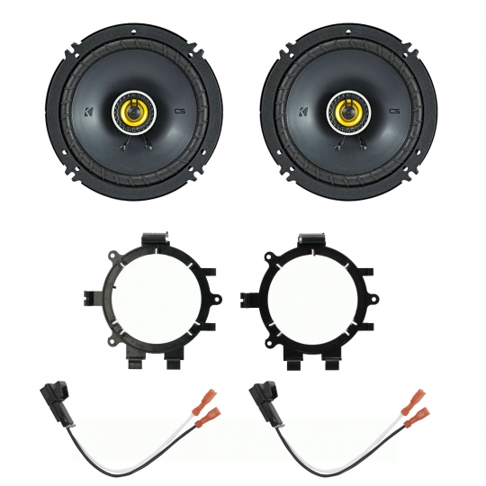 Pioneer 250W 5.25" 2-Way Coaxial Speakers For 1995-up GM Trucks - Front Door Kit