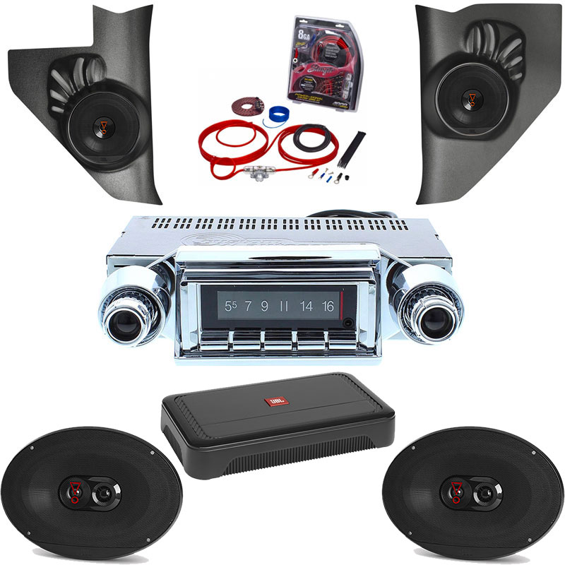 JBL 1957 Chevy Radio + Stereo System Package with Kick Panel Speakers