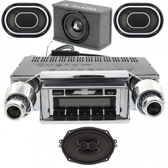 JL Audio 1957 Chevy Stereo Package with Dash Speaker: CAM-VECH-7-JLPSK