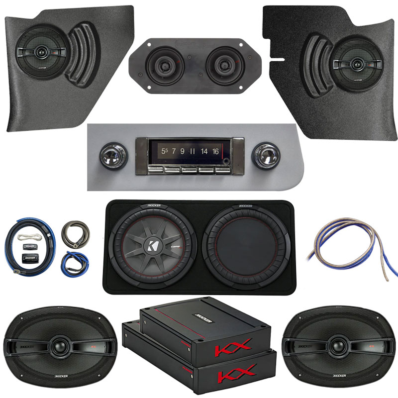 1963-1964 Impala 7 Speaker Stereo Kit: CAM-IMP-34-7PSK
