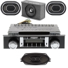 1967-1968 Camaro JL Audio Stereo Kit w/ Black Bezel