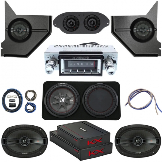マッキントッシュ　ウーハーボックス 1967-1968 Mustang 7 Speaker Stereo Kit: CAM-LM-USA-7PSK