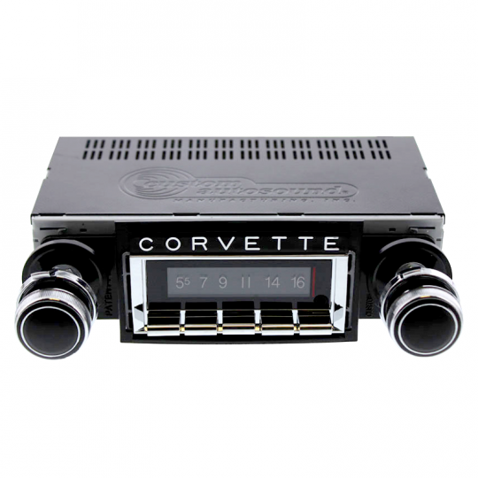 1968-1976 Corvette Radio With Bluetooth USA-740: CAM-CVMV-740
