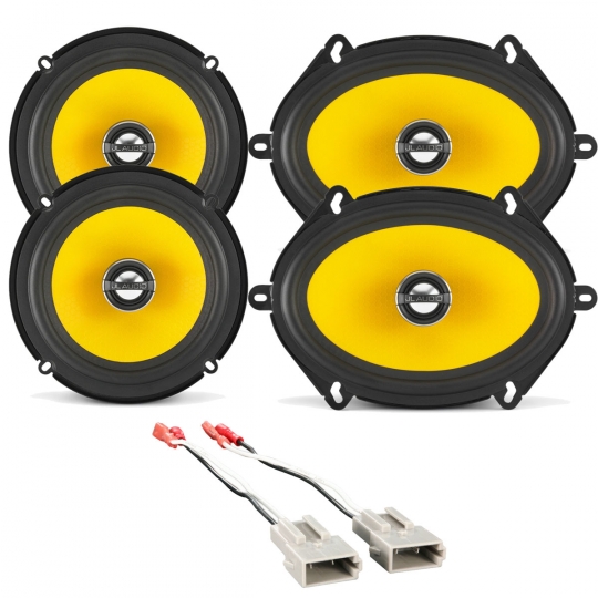 JL Audio C1-650X 6.5" Front AND rear speaker upgrade for Ford Ranger 2012 on 
