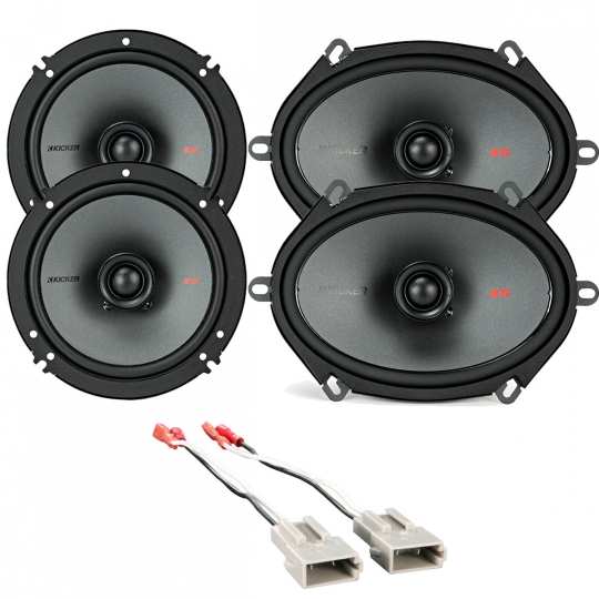 1992-1996 Ford F Series Kicker KS Speaker Upgrade Package: F150-92