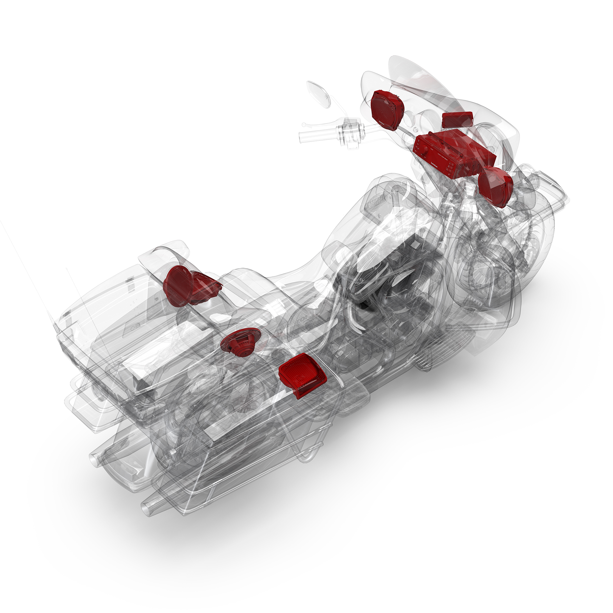 1998-2013 Harley Davidson Street Glide Ultra Stereo Kits