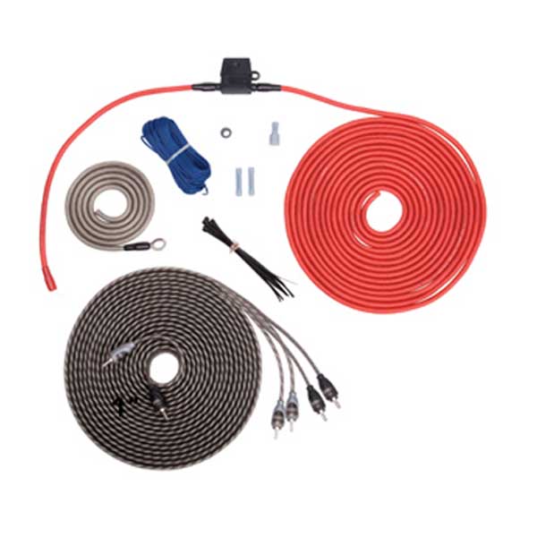 4 Channel Rockford Fosgate 10 AWG Amp Wiring Kit w/ RCA Cables