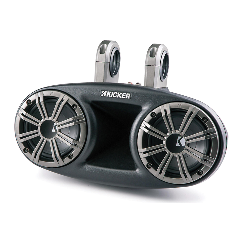 Kicker KMT67 Marine Tower LongThrow Speaker System 41KMT674