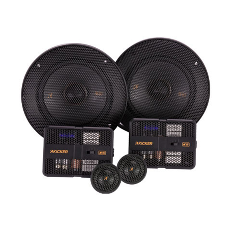 Kicker KSS650 5.25" Component Speakers w/ 1 Inch Tweeters Pair 51KSS504