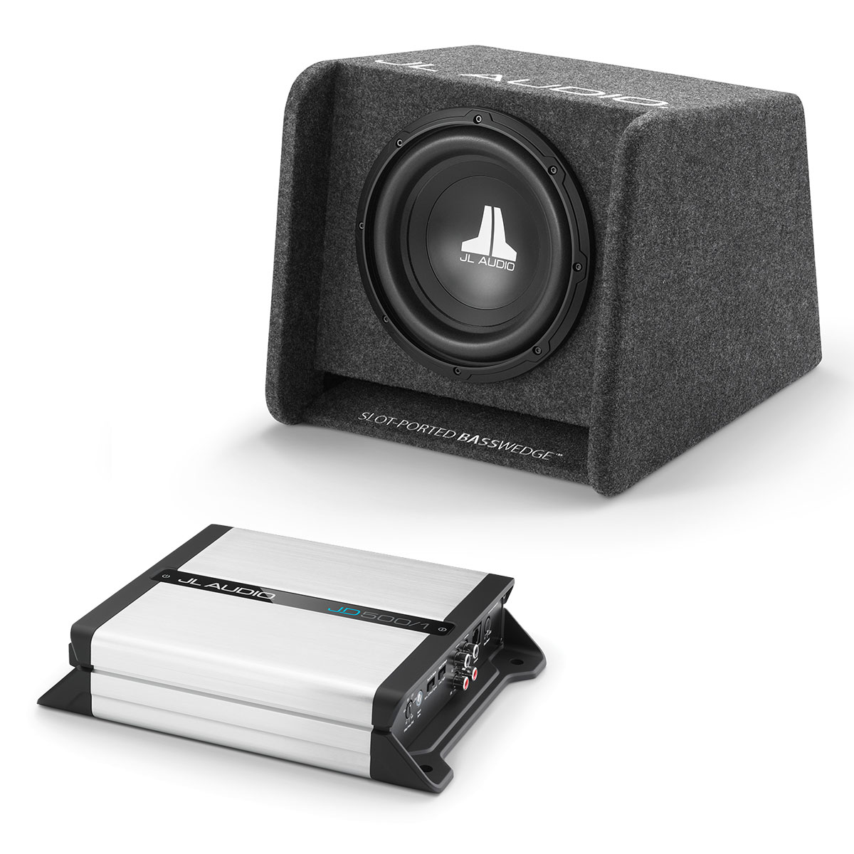 JL Audio 10" W0 CP110W0v3 & JD500/1 10 Inch Subwoofer Kit CP110W0v3