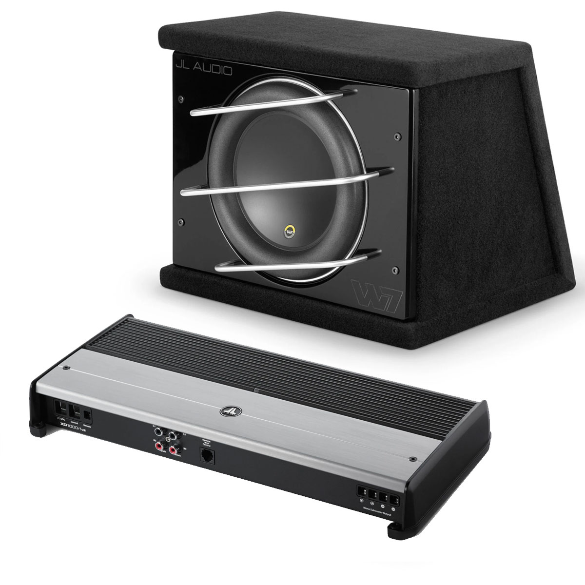 JL Audio W7 CLS112RGW7AE & XD1000/1v2 12 Inch Subwoofer Kit CLS112RG