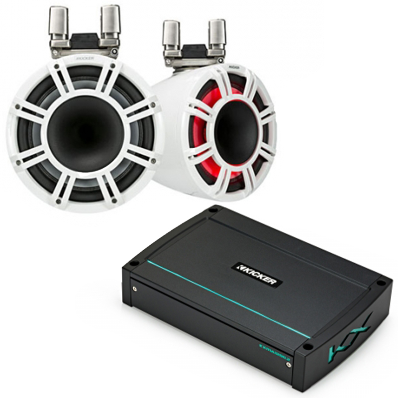 Kicker Horn Tweeter Wake Tower Speaker Kit KICKHTWTK