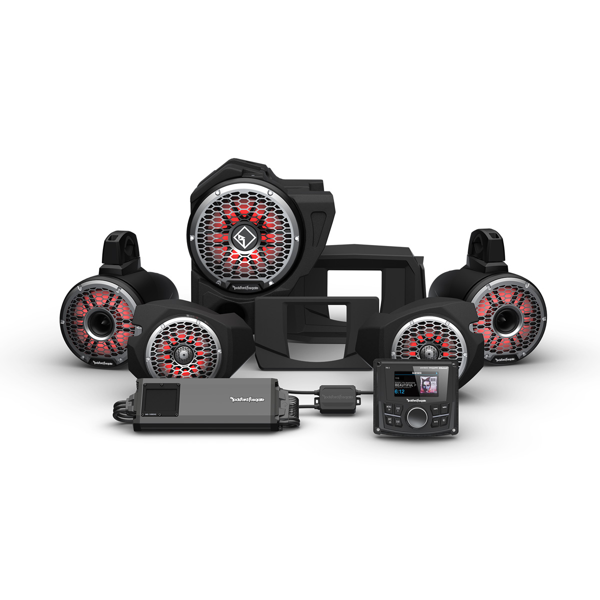 Rockford Fosgate 6.5インチスピーカーセット Rockford Fosgate RZR14-STG6 Stereo Kit | ClassicCarStereos.com