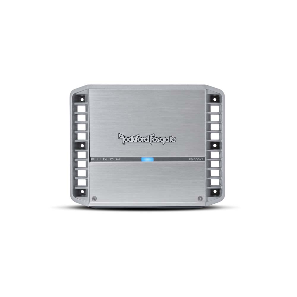 Rockford Fosgate PM300X2 Punch Marine 300 Watt 2 Channel Amplifier PM300X2