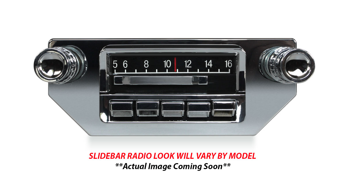 19691977 Camaro Slidebar Radio with Bluetooth PKGCALSBR