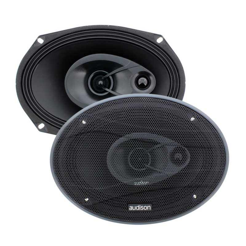 Audison Prima 6x9 Inch 3 Way Speakers with Grilles APX690