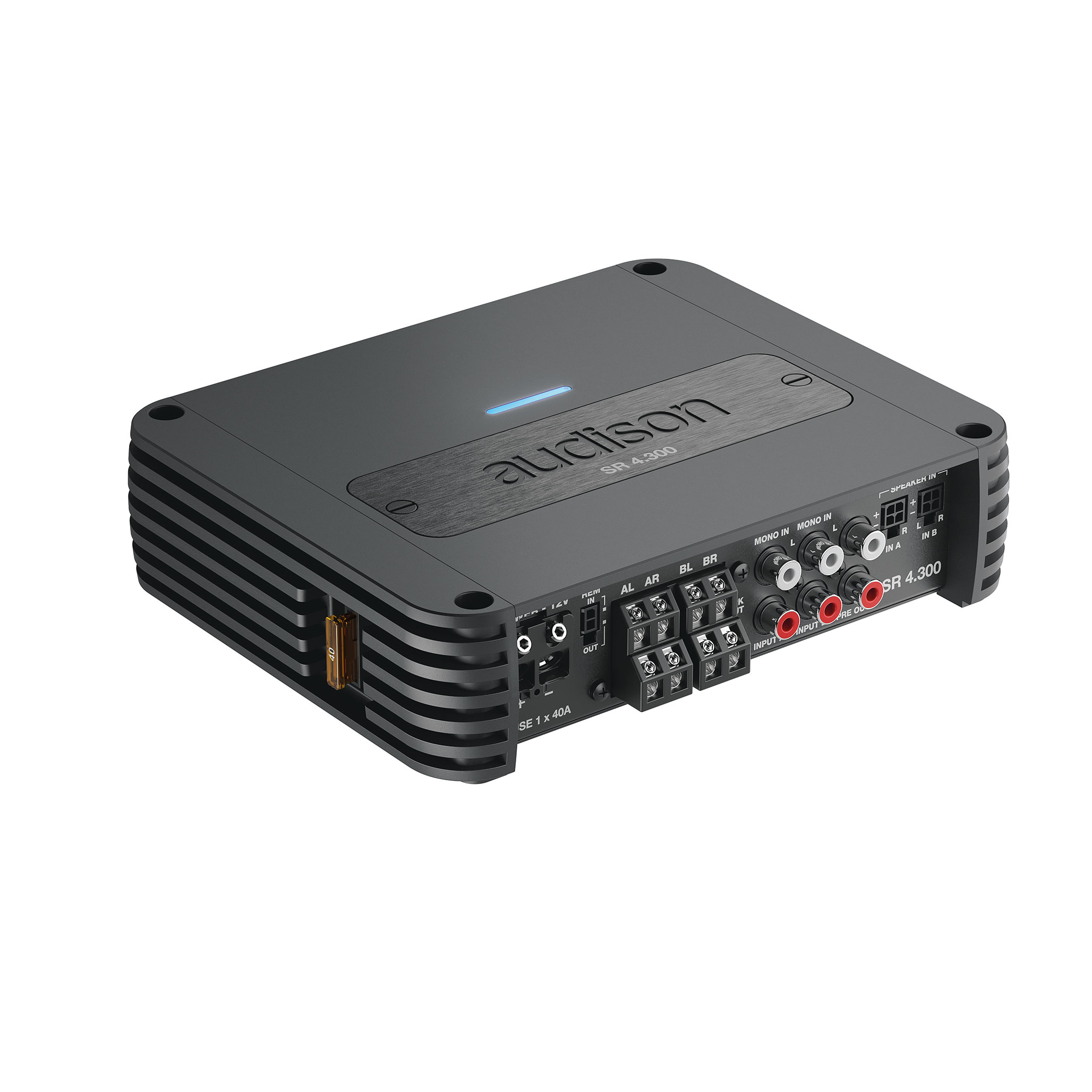 audison SR 4 アンプ Amazon.com: Audison SR 4.500 4 Channel D-Class Amplifier 880