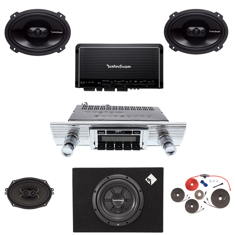 1956 Ford Rockford Fosgate Premium Stereo Kit