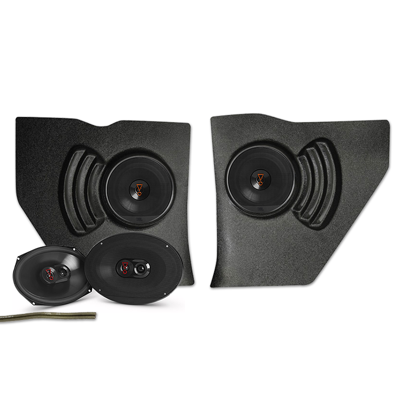 JBL 1961-1962 Chevy Impala Kick Panel Speaker Upgrade Kit w/ Air