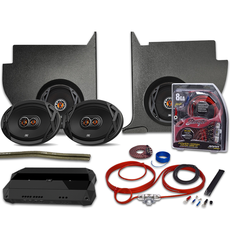 JBL 19631965 Falcon Convertible Kick Panel Amp & Speaker Upgrade Kit 6