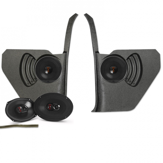 1964 インパラ　kick panels JBLスピーカー付き JBL 1964 Chevy Impala Kick Panel Speaker Upgrade Kit No A/C 6.5