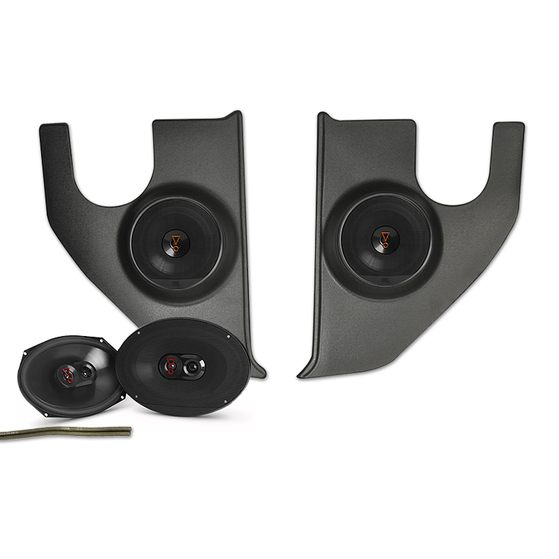 JBL 19671972 Chevy Truck Kick Panel Speaker Upgrade Kit 6.5" 80 Watts