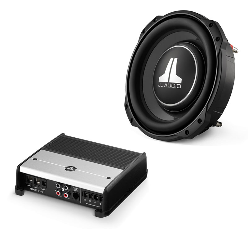 JL Audio 10TW3D4 and XD300/1v2 Subwoofer Package 10TW3D4XD3001