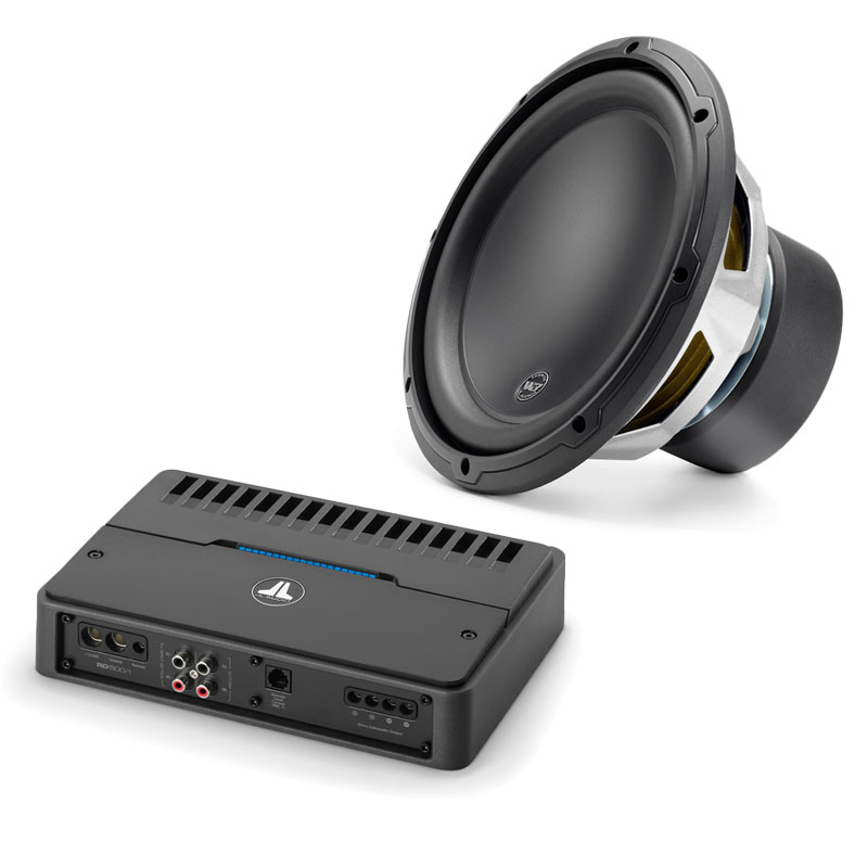 JL Audio 10W3v3-2 and RD500/1 Subwoofer Package: 10W3v3-2-RD5001