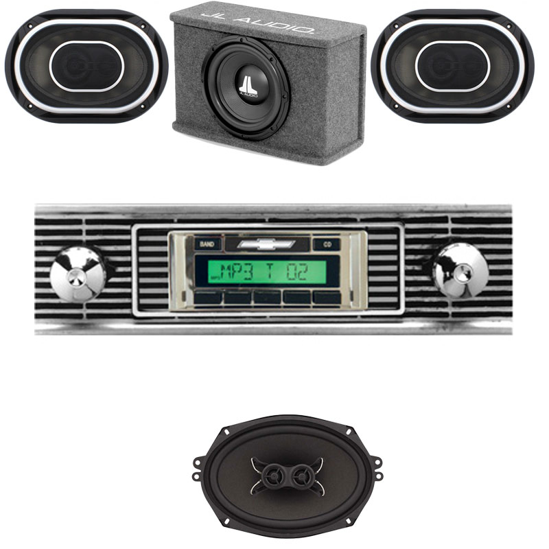 1956 Chevy JL Audio Stereo Kit: CAM-VECH-6-JLPSK