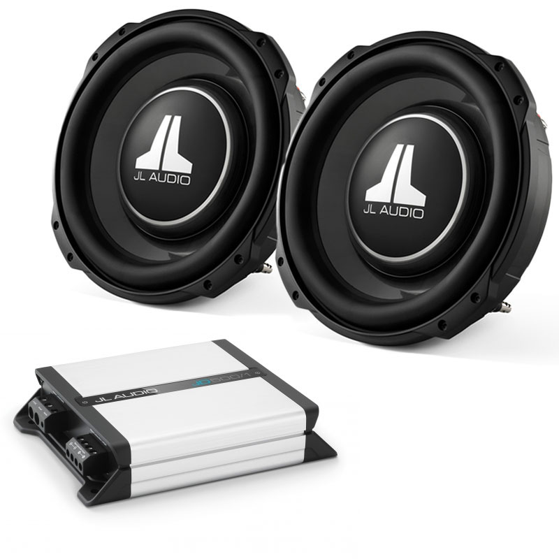 Jl Audio Dual 12tw3 D8 And Jd500 1 Subwoofer Package 12tw3 D8x2 Jx5001