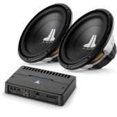 JL Audio Subwoofer + Amp Packages