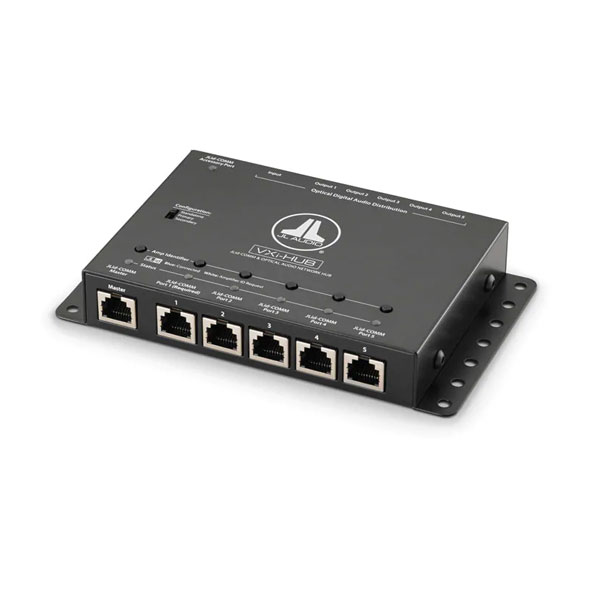 JL Audio Comm & Optical Network Hub for VXi Amplifiers VXiHUB