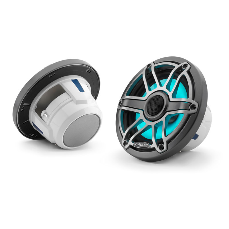 JL Audio M6650XSGmTii 6.5" Marine Speakers Sport Titanium Grilles w