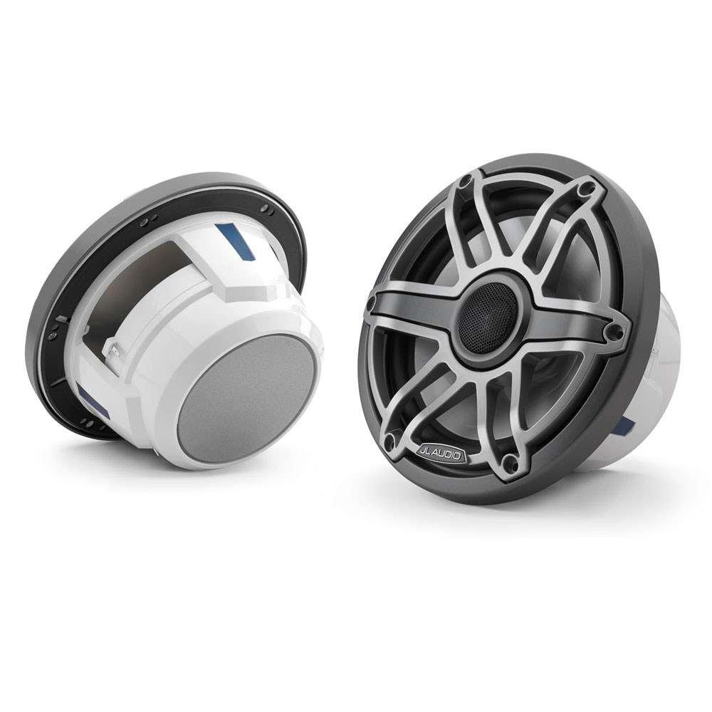 JL Audio M6770XSGmTi 7.7" Marine Speakers Sport Titanium Grilles M6