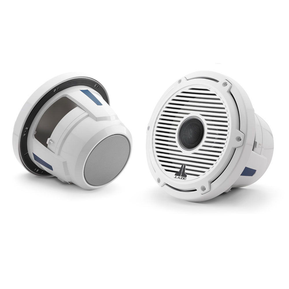 JL Audio M6880XCGwGw 8.8" Coaxial Speakers Classic White Grilles M6